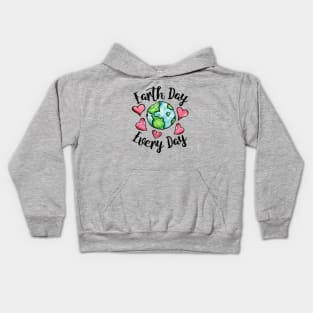 Earth Day Every Day Kids Hoodie